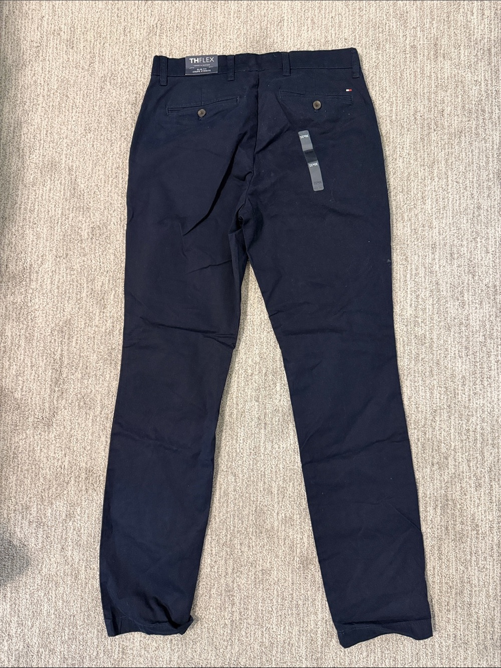 Tommy Hilfiger Navy Stretch Chinos - Classic Fit